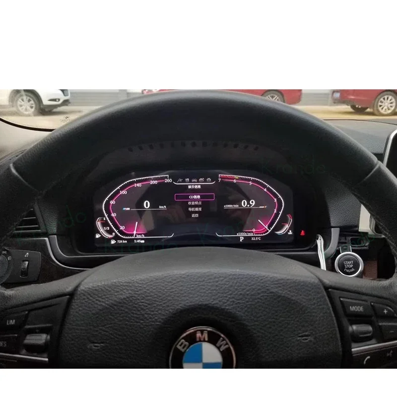 

Linux Car Digital Cluster For BMW 3 Series E90 E91 E92 E93 2005 - 2012 LCD Dashboard Panel Virtual CockPit Speedometer