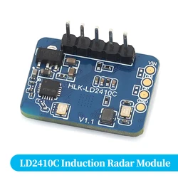 Advanced 24GHz Human Presence and Heartbeat Detection Sensor with FMCW Radar Technology - 1pcs (LD2410C)