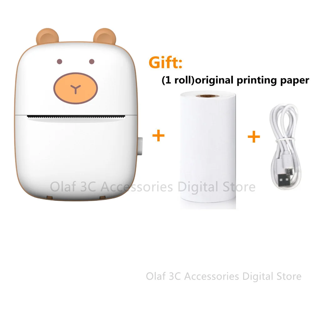 【くま】プリンタ Amazon.com: NUOTUN Portable Printers Wireless for Travel