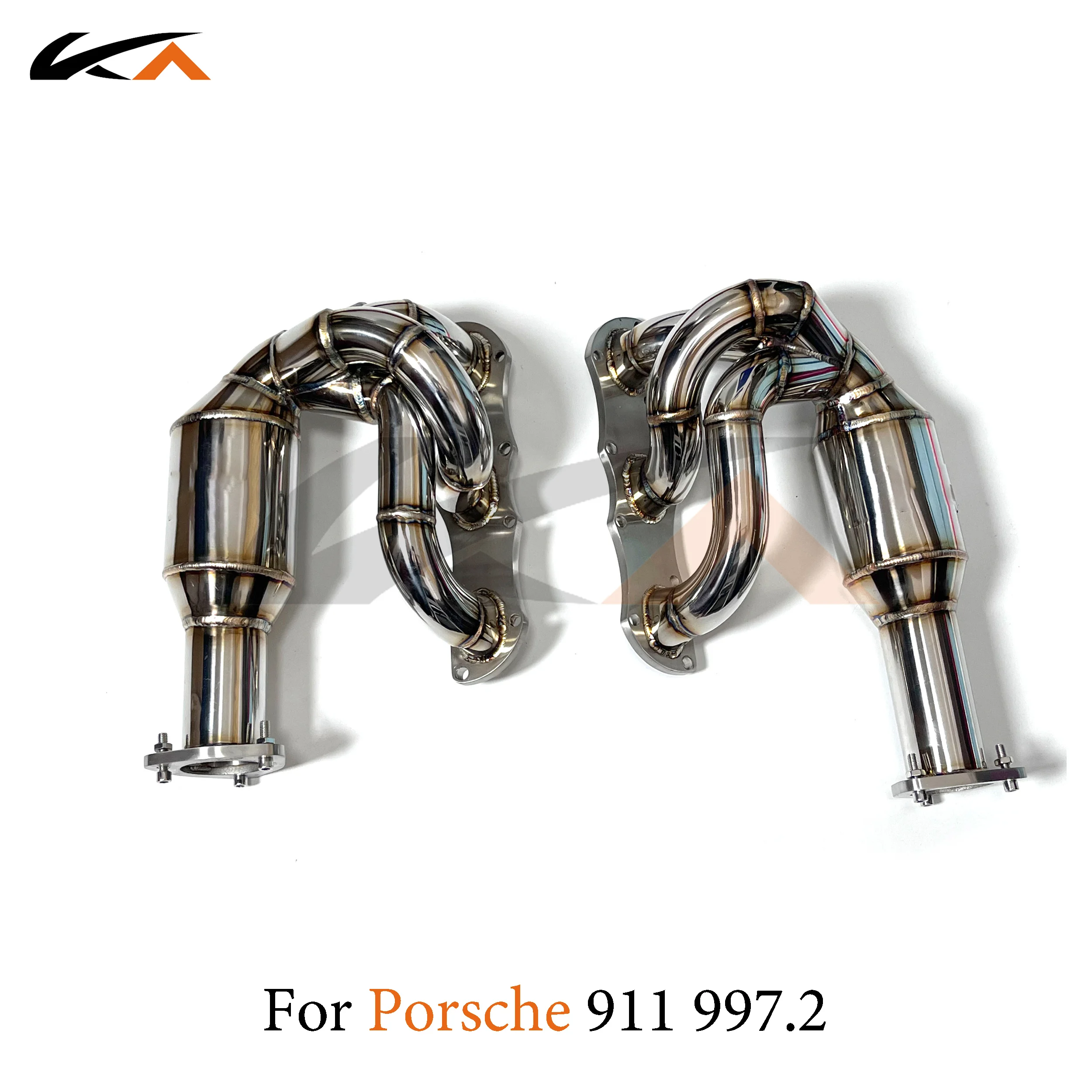 

KA Tuning manifold exhaust system stainless steel headers for Porsche 911 997.2 3.8 performance auto parts catalysis