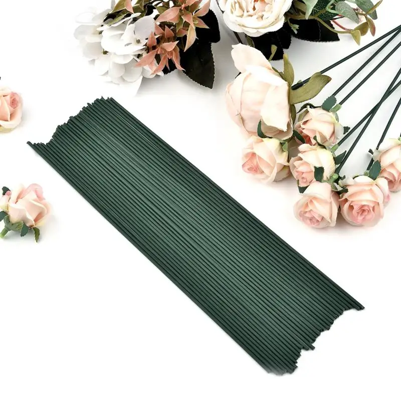 Papier-Blumendraht, langer Eisendraht, verwendet für die Herstellung von DIY-Nylonstrümpfen, Blumenzweigen – Detail 5
