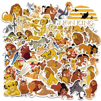 50PCS Disney The Lion King Stickers Waterproof DIY Graffiti Phone Laptop Luggage Guitar Notebook Cartoon Stickers Kids Toy 1