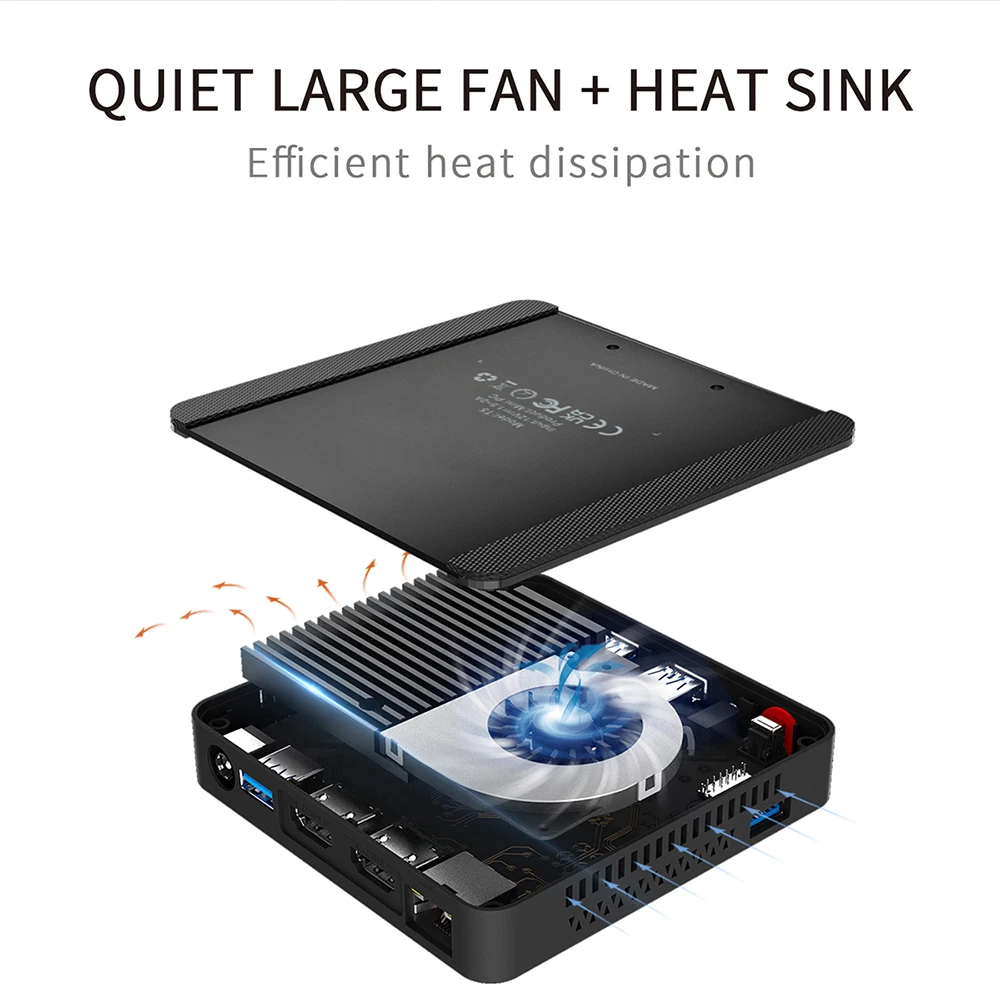 Beelink T5 Intel N4020搭載ミニPC Win 11 Pro 4GB EMMC 64GB 2.4G/5G