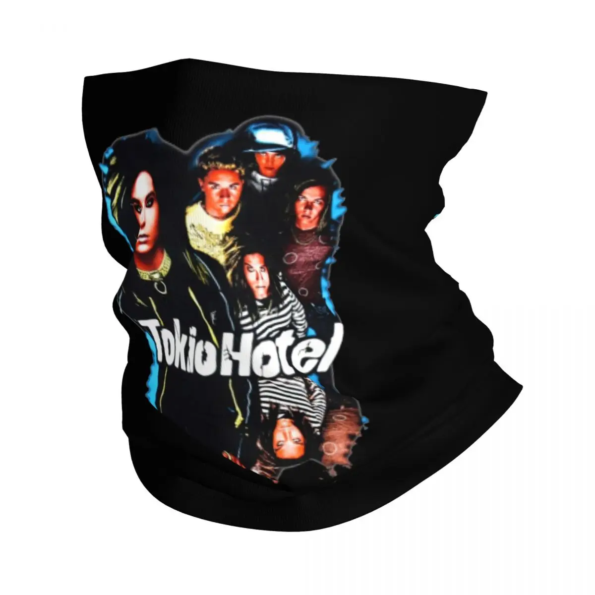 

Tokio Hotel Bandana Neck Cover Printed German Rock Wrap Scarf Multi-use Cycling Scarf Cycling Unisex Adult Winter