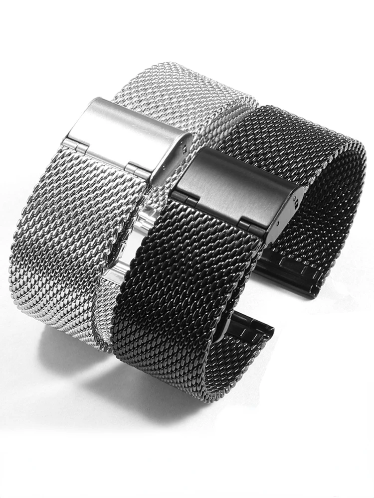 Cinturino Per Orologio Milano In Acciaio Inossidabile Per Armani Seiko Seagull Certina Omega Casio Universale Maschio 20Mm 22Mm Accessori Per Cinturin