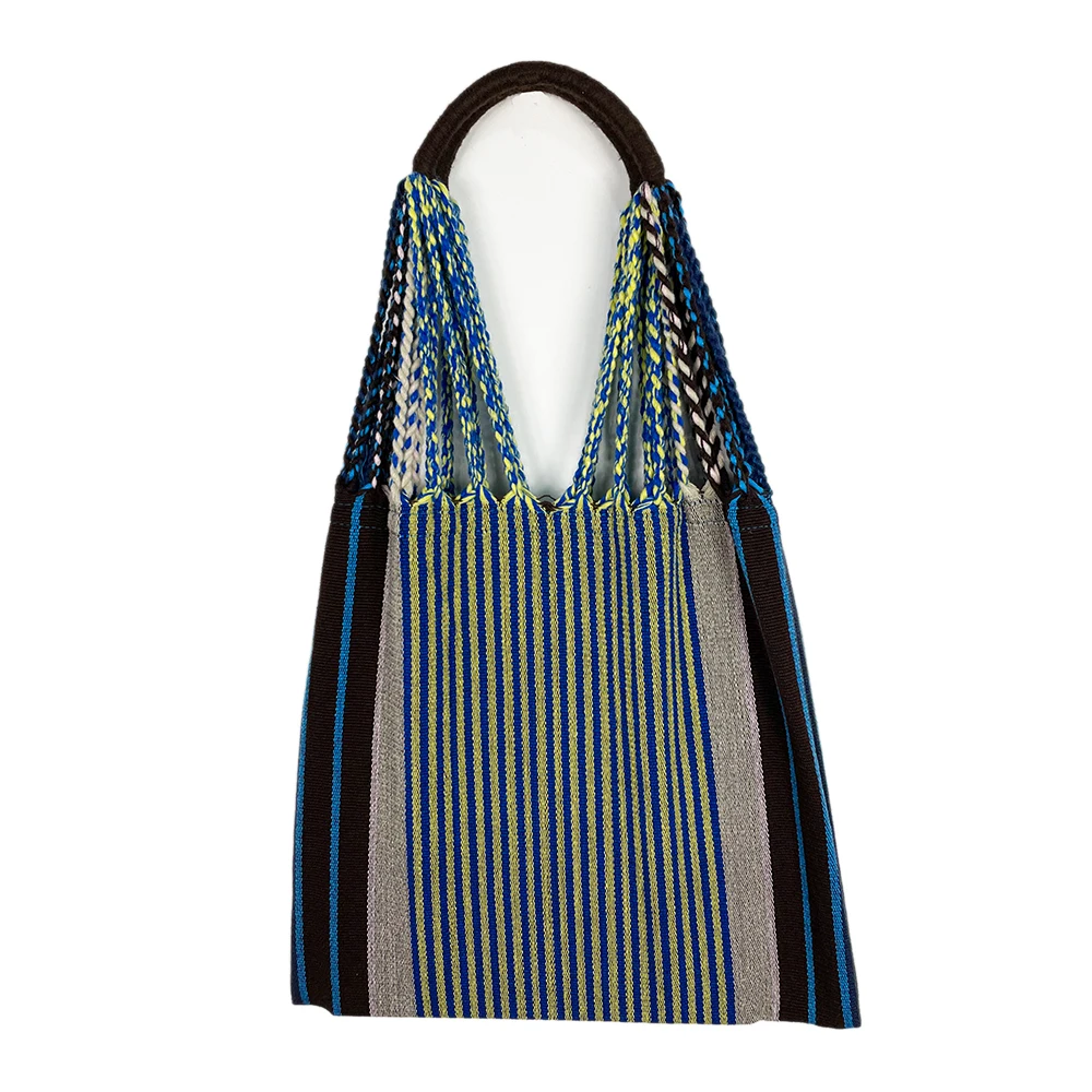 сумка bolsos de mujer женская тренд Women Fashion Handbag Shopping Bags Stripe Handmade Winding Woven Tote Bag сумка женская