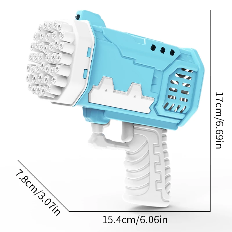 Bring 2 bottles of 50ml bubble water 40 hole 2pcs bubble toys handheld bubble gun wedding game Children's Toys outdoor games toy 6
