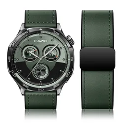 Elegant Leather & Silicone Wristband - 22mm/20mm Universal Fit for Amazfit Active 2 3 (Green strap)