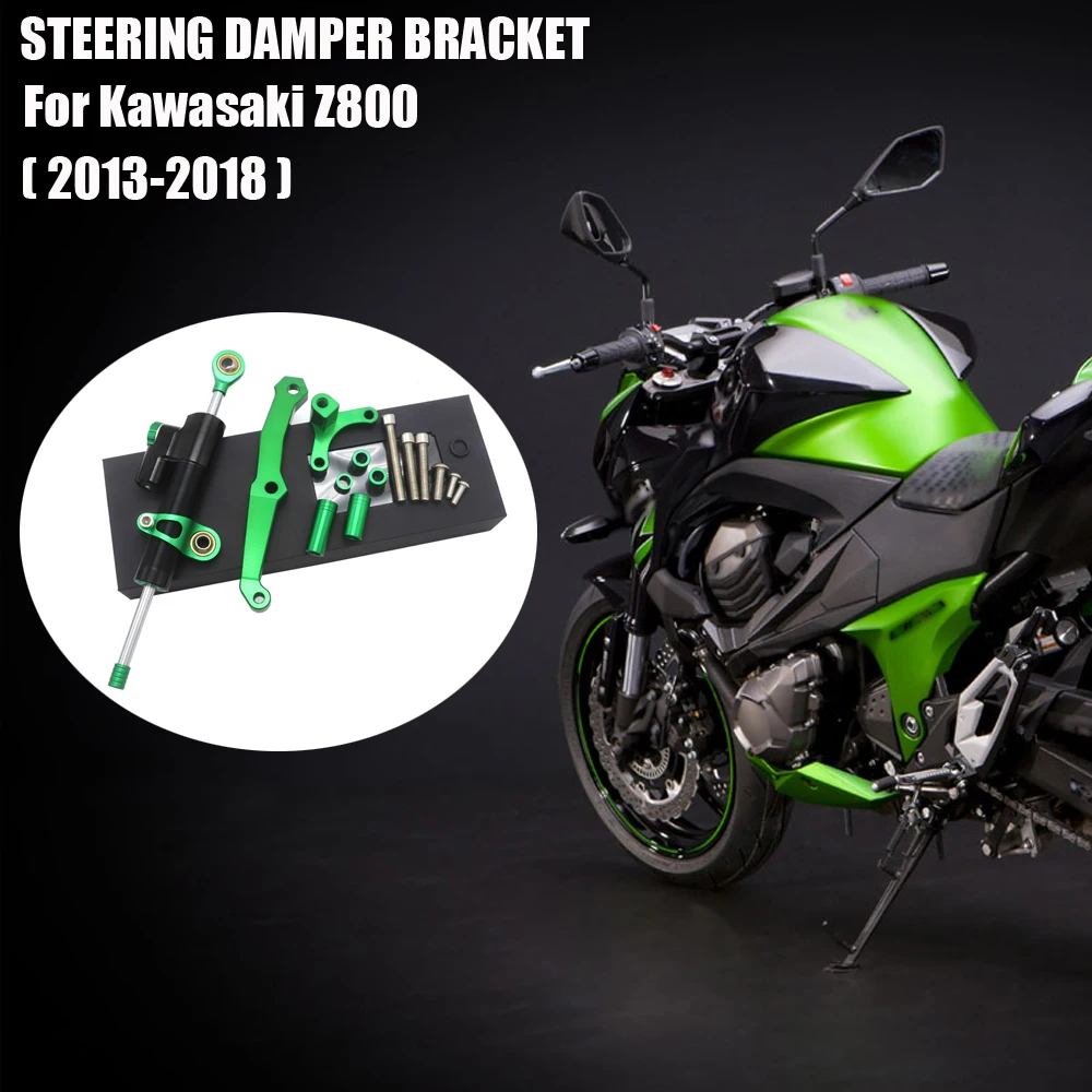 

Motorcycles Parts Adjustable Steering Stabilize Damper Bracket Mount Support Kit For Kawasaki Z800 Z 800 2013-2018