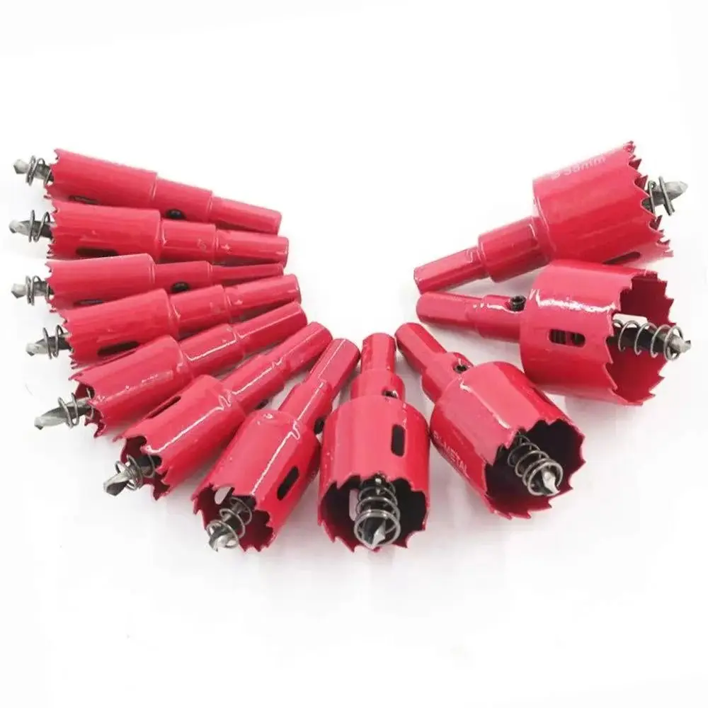 1개입 내구성 강한 15-200mm M42 바이메탈 홀쏘 HSS 스틸 DIY HSS ..