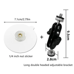 Adhesive Stainless Steel Mount with 1/4 Interface (A4)