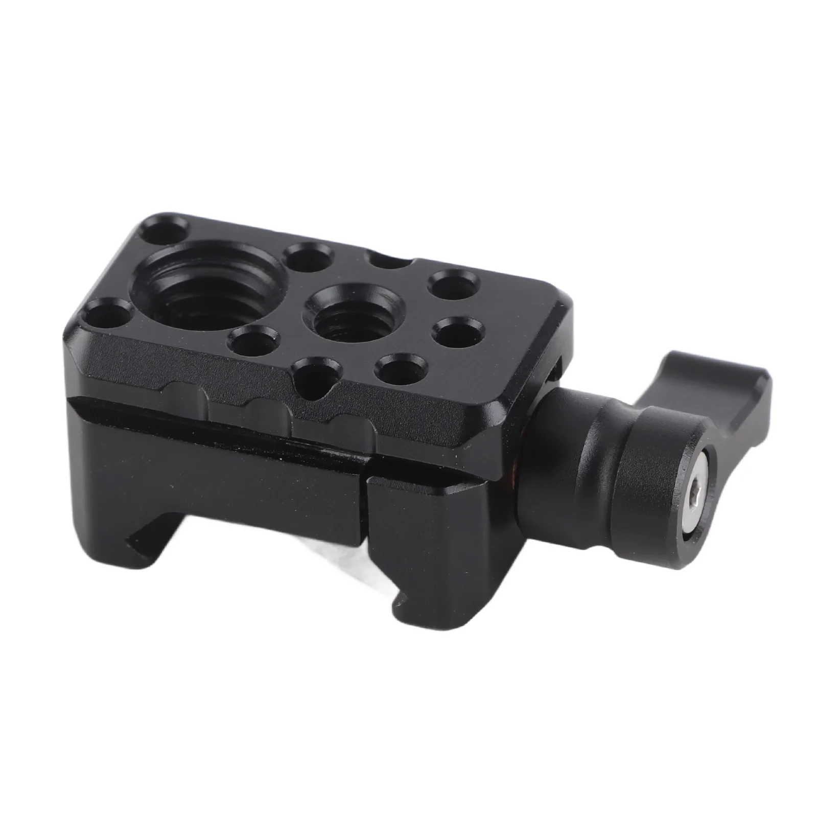 Camera clamp NATO Clamp Quick Release NATO Lock Clamp with 1/4 Inch 3/8 Inch Thread Cold Shoe Mount Camera Cage Expansion Accessories