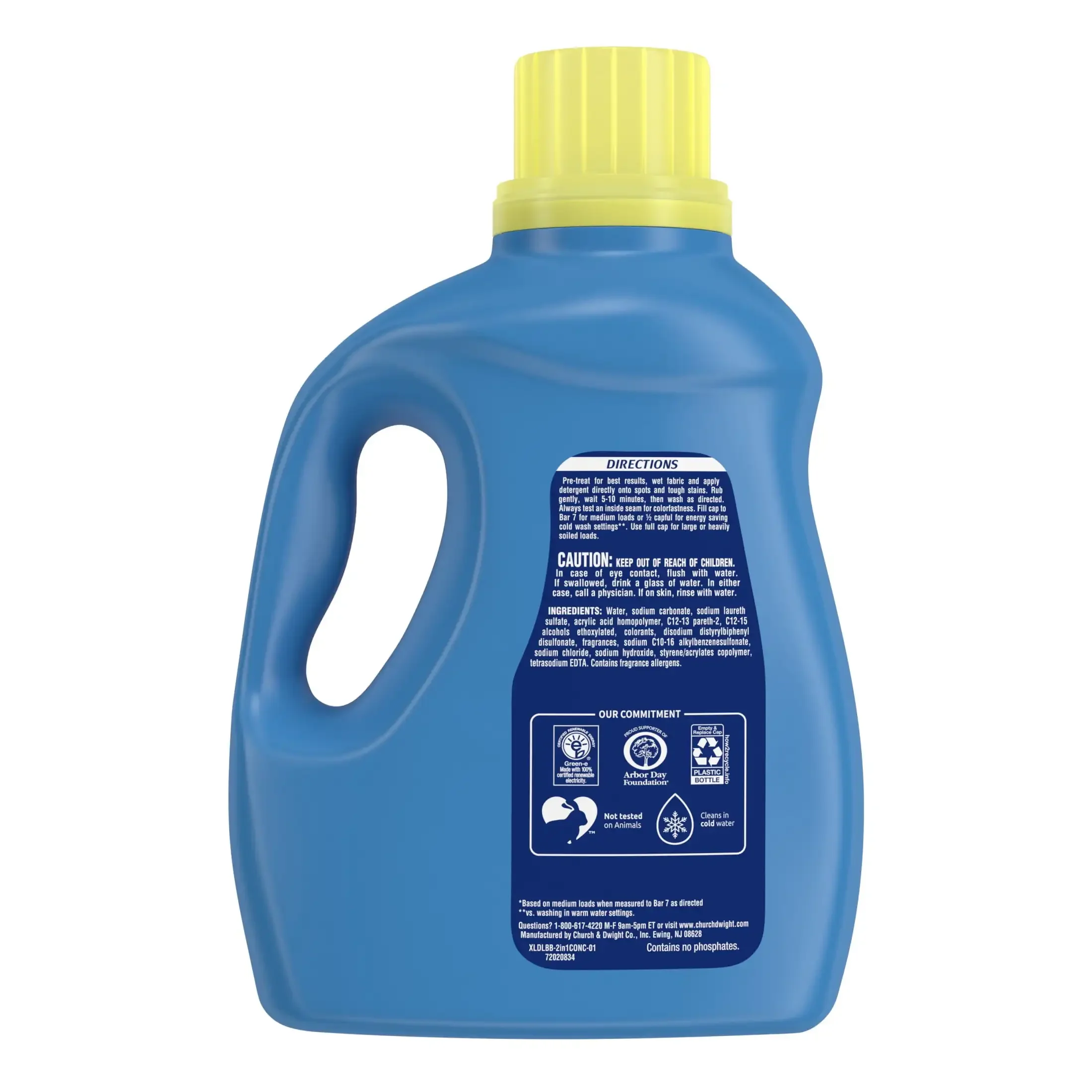 Plus Scent of Escape Lavender & Sweet Vanilla 63Loads Liquid Laundry Detergent 97.7Fl Oz Works in Standard & HE Washing Machines
