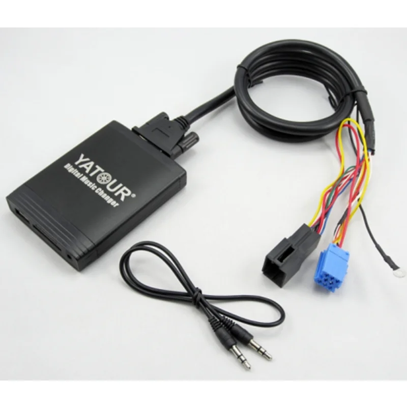 Yatour for Audi Radio Chorus 1/2 Concert 1/2 Symphony Navi Plus1 Delta Car Digital CD Music Changer USB MP3 adapter A2 A3 A4