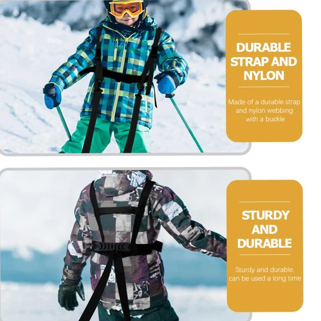 1PCS Kids Ski Training Harness Skiing Trainer Speed Control Teaching Snowboard Safety Belt for Beginner Toddler Skiing Harness 4
