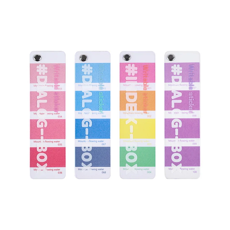 96 PCS Transparent Sticky Notes Self-Adhesive Bookmarks and Clear Tab Stickers - Kawaii Stationery Collection