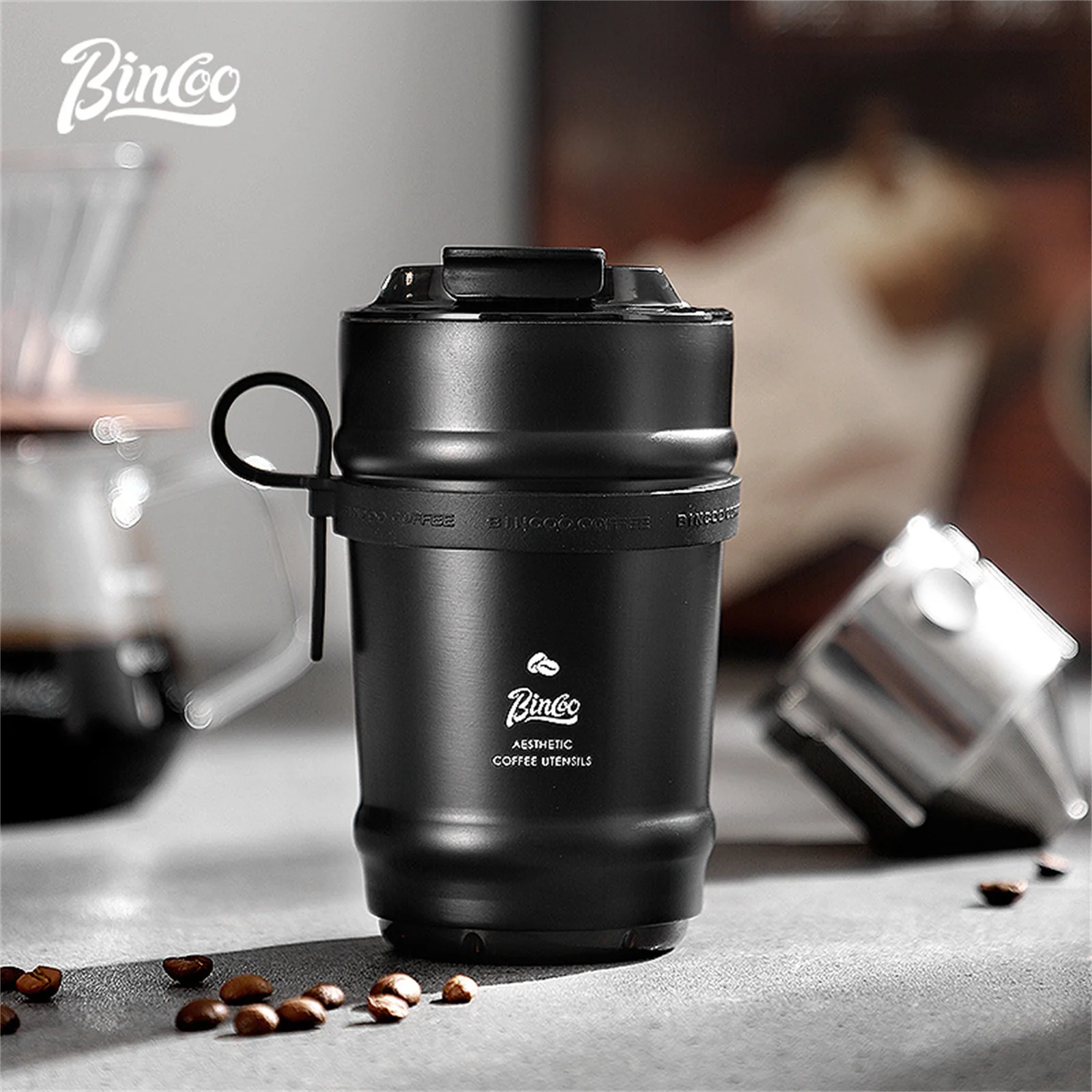 كوب قهوة معزول سيراميك ٣٣٠مل من Bincoo