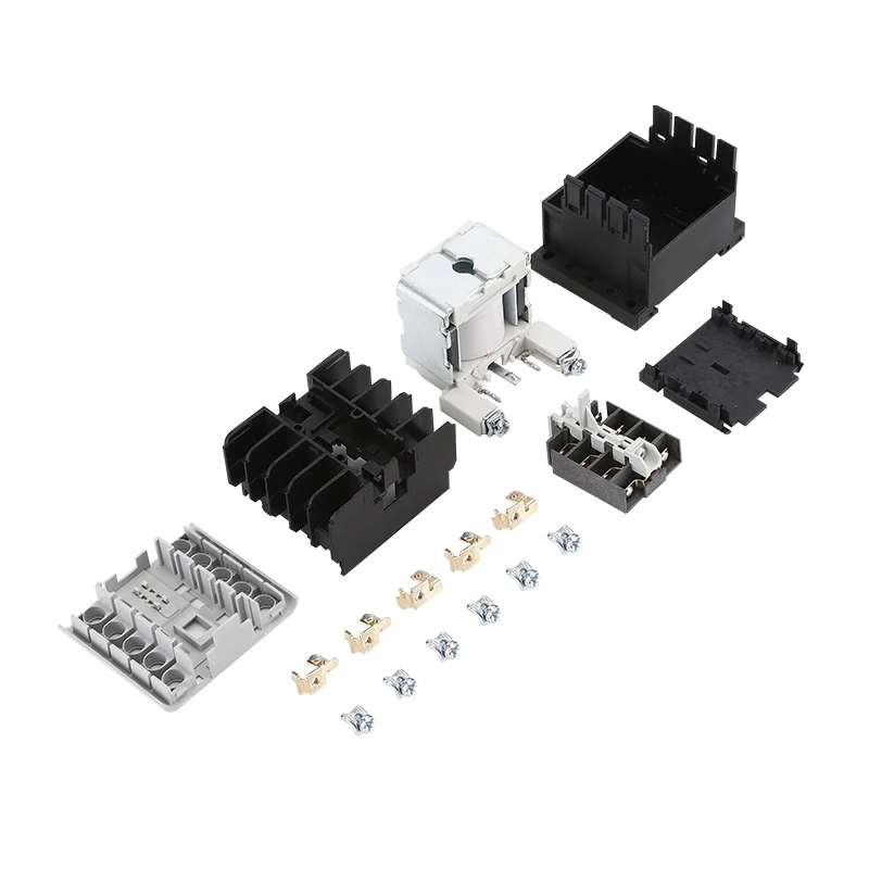 CJX2-K AC/DC 24V 36V 110V 220V 230V 400V50/60Hz 6A 9A 12A 16A 미니 AC 접촉기 Din 레일 3P 3 메인 1NO/3 메인 1NC