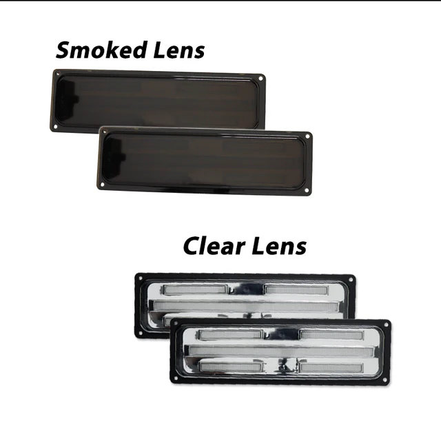 Bestview Smoked Front Corner Lights For Chevy Silverado/Tahoe 1994-2002 – IP67 Waterproof LED Side Marker Lamps - View #3