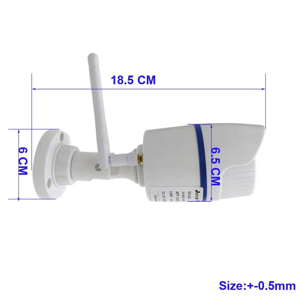 불릿 IP 카메라 와이파이 홈 감시 보안 무선 비디오, 야외 방수 HD 카메라, Onvif CamHipro Camhi, 4MP