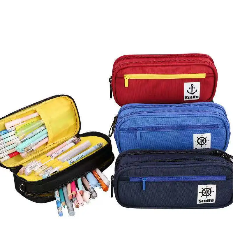 4 Layers Pencil Case Large Capacity Pen pouch Stationery Organizer Pencil Bag School Supplies pencil cases pen storage bag