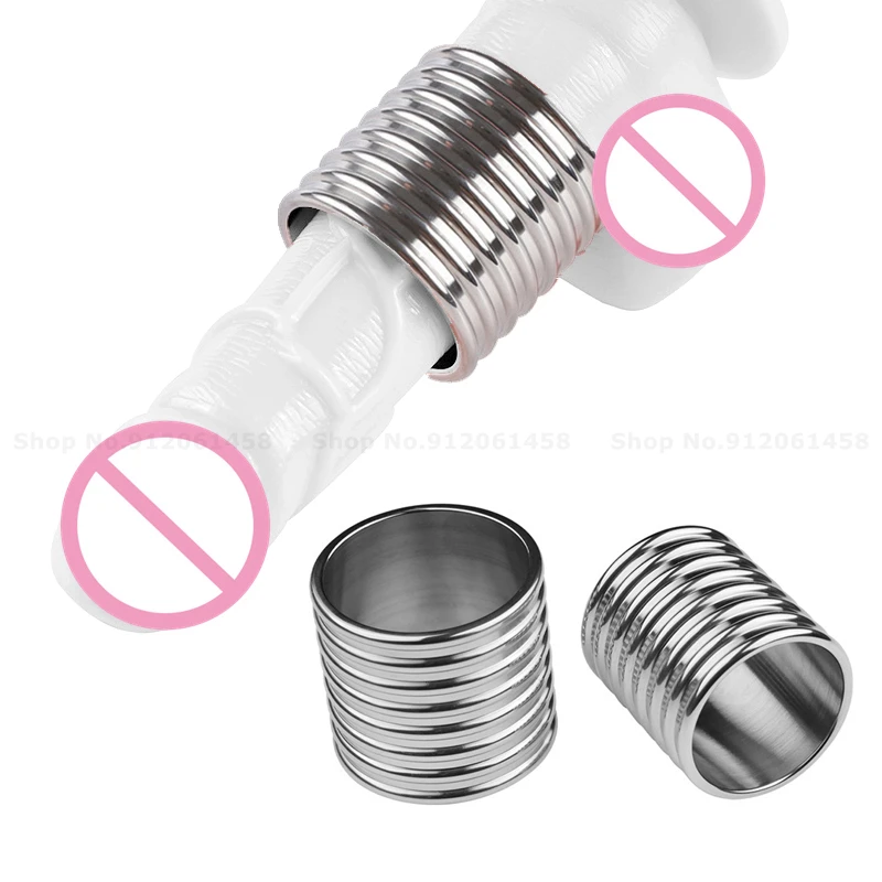 

Stainless Steel Male Chastity Device Glans Penis Rings Adult Men Delay Ejaculation Metal Sleeve Cock Ring Cockring Products