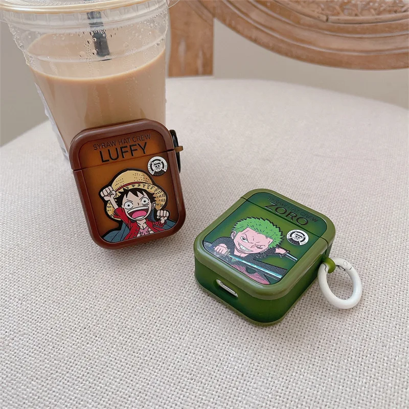 ONE PIECE Luffy ZORO For Airpods 4 Case 2024,Soft 3D Anime