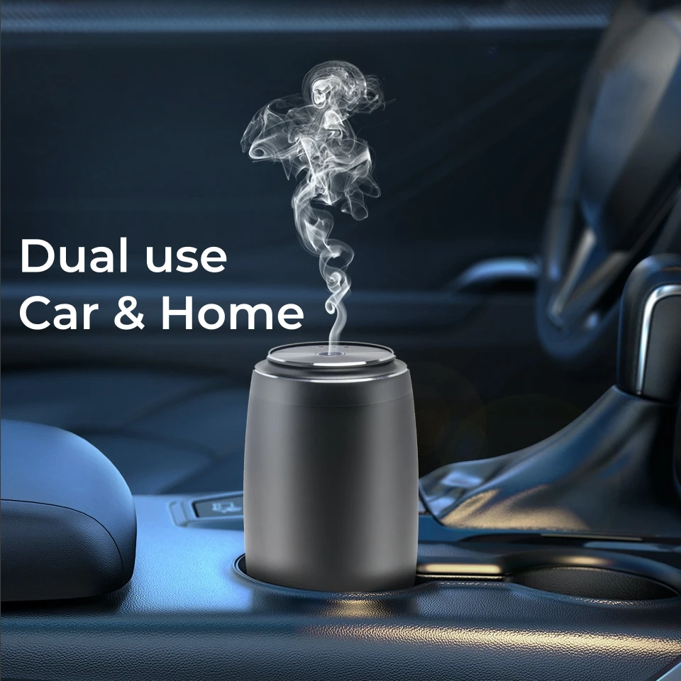 Intelligent Car Mounted Spray Fragrance Machine Automatic Deodorization Rich Smell Car Air Freshener Cup Holder Decorations