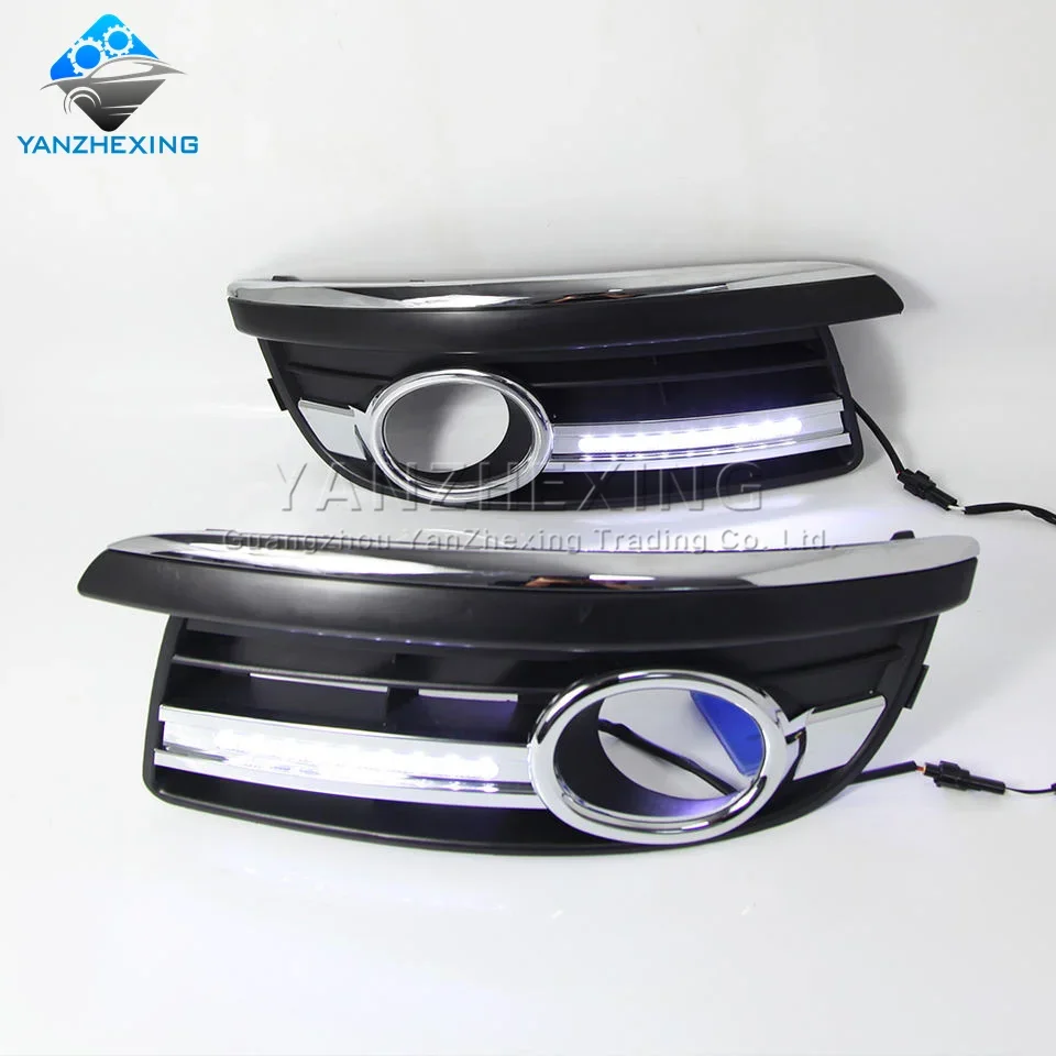 DRL Daytime Running Lights Fog Lamp Fog Light Cover Daylight For VW Jetta 5 A5 MK5 Sagitar 2005 2006 2007 2008 2009 2010