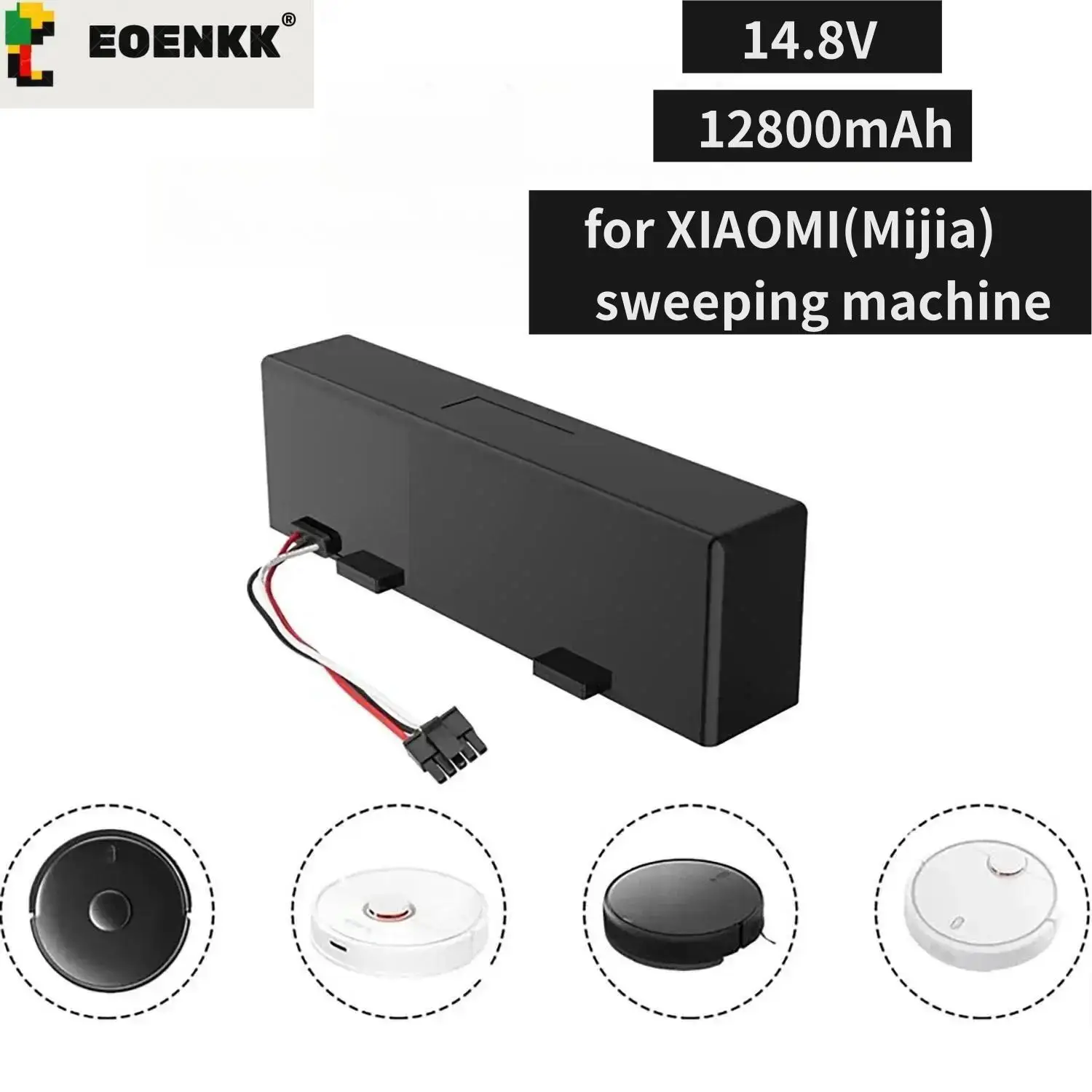 Оригинальный робот-пылесос Xiaomi mop Pro, 14,8 в, 12800 мАч, замена батареи STYTJ02YM, подходит для Yunmi MVVO1-JG Haier JX37