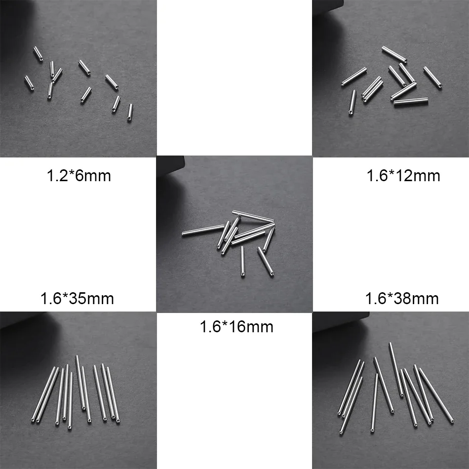 Großhandel ASTM F136 Implantatqualität Titan 14G 16G Innengewinde gerade Stange Septum Langhantelschaft Schmuckzubehör – Detail 4