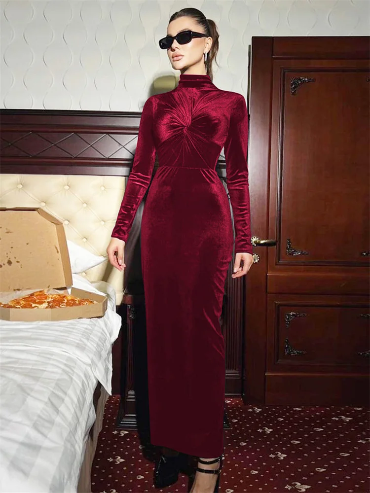 GETADME Tossy Spring Fashion Patchwork Long Dress For Women Lace-Up Backless High Waist Solid Holiday Beach Dress Ladies Maxi Dress 2025