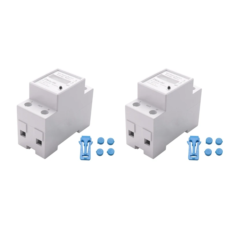 

Лидер продаж, однофазный счетчик энергии TTKK SINOTIMER 2X умный измеритель энергии Tuya WDS688 с Wi-Fi, бытовой Электрический измеритель 5-60 А