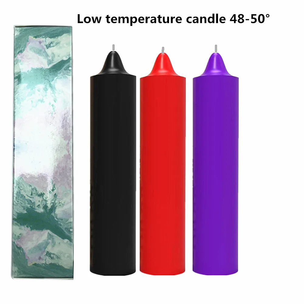 Red Sexual Wax BDSM Candles Sexual Hot Drip Wax BDSM Game Low Melting Point Candle Adult Play