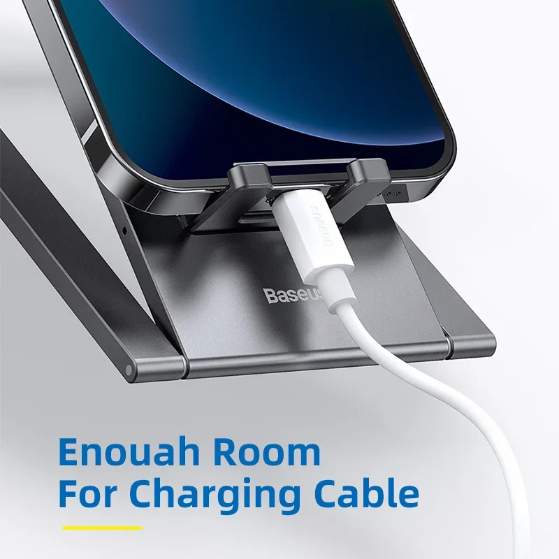 حامل مكتبي معدني قابل للطي - للآيباد والكمبيوتر ال...