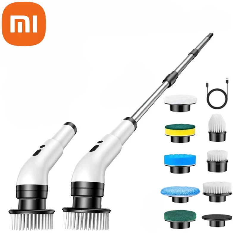 فرشاة تنظيف كهربائية لاسلكية 9 في 1 من Xiaomi، فرش...