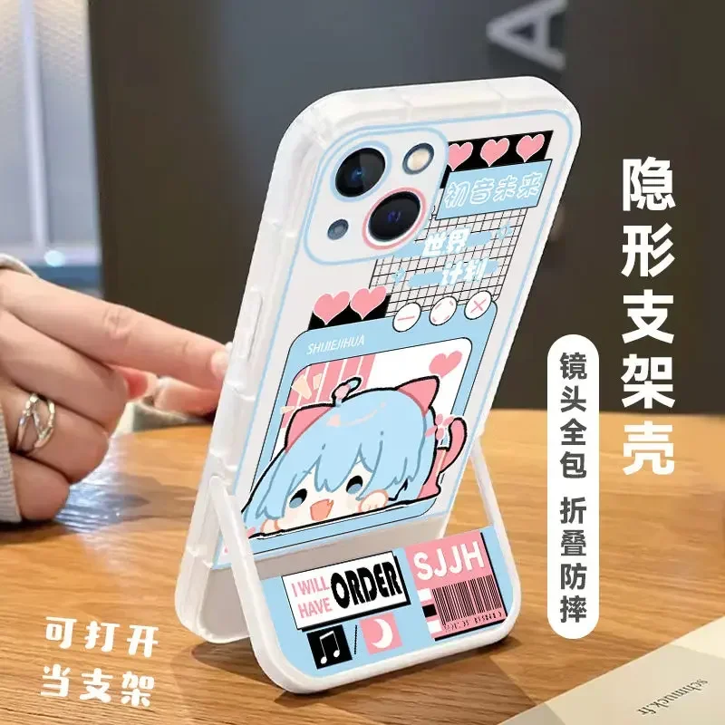 Anime-Inspired Protective Phone Case Featuring Project Sekai Characters Asahina Mafuyu & Yoisaki Kanade