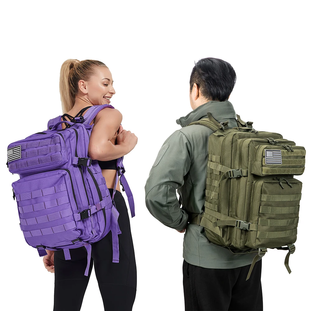 45L GYM Fitness Style Backpacks for men/women Outdoor Tactical Training Molle Survival Bag Hiking Trekking CampingRucksack 6