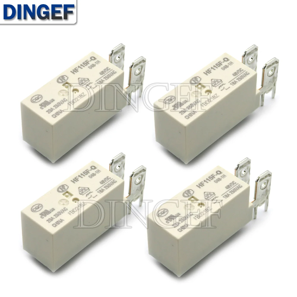 Relais HF115F-Q-009-1DG - 9V DC, 16A 250V AC - Pour Applications De Contrôle Et De Commutation électrique, Montage Sur Circuit Imprimé - 7