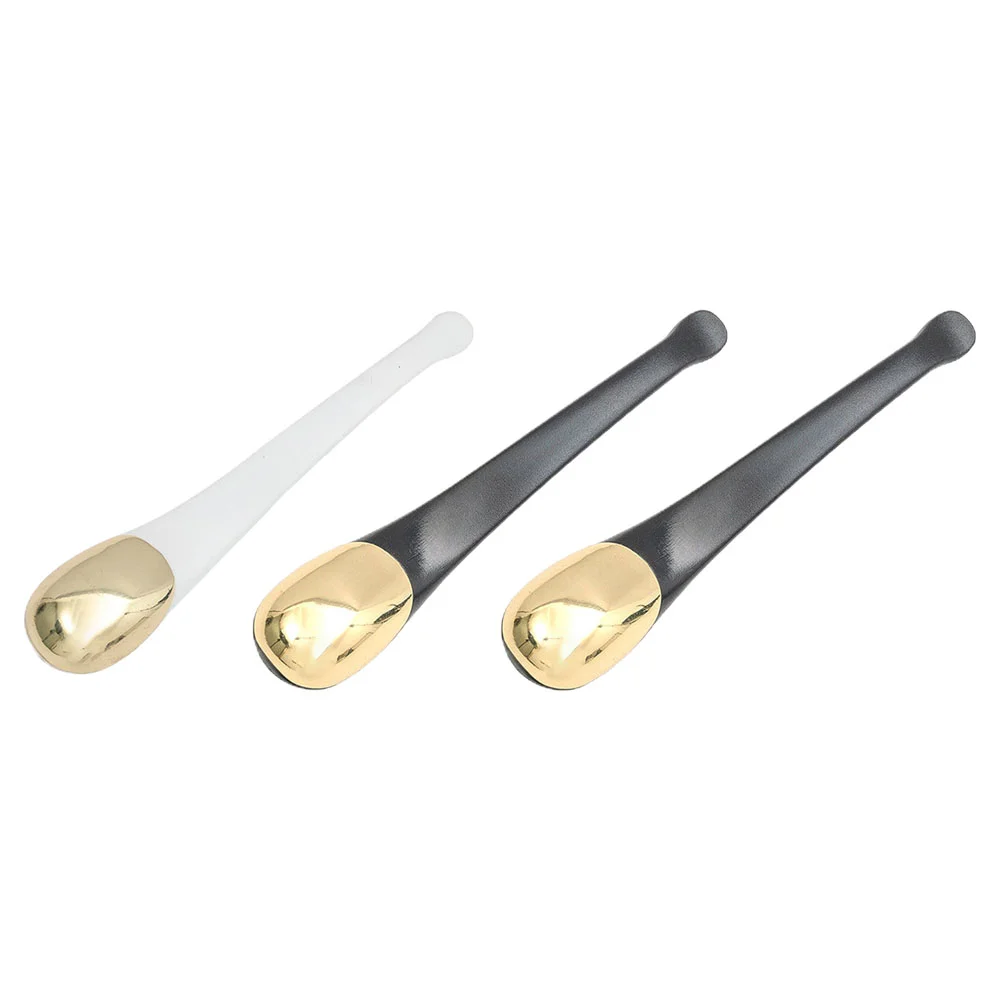 3pcs Beauty Cosmetics Spoon Facial Cream Metal Spoon Skin Care Tool