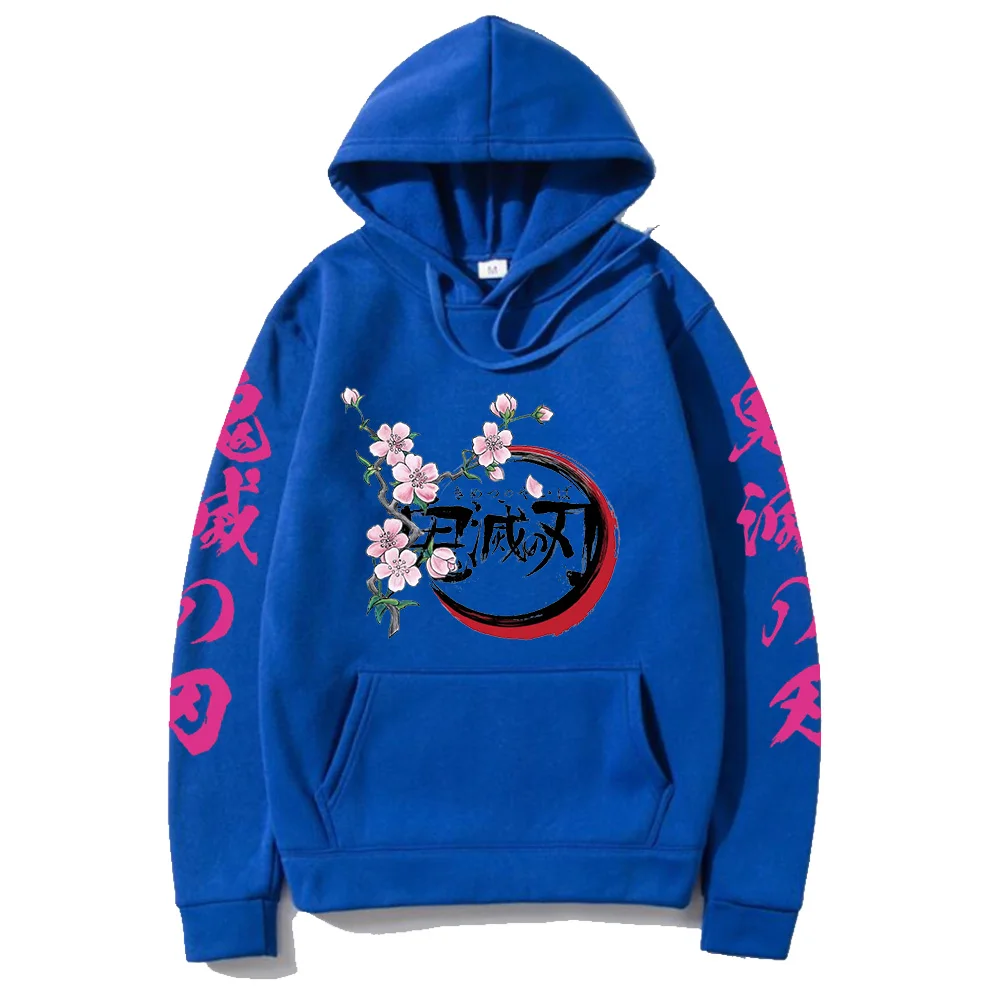 Outdoor Print Hoodie Men's Clothing Demon Slayer Hooded Shirt Kanye Hoodies Sweatshirt