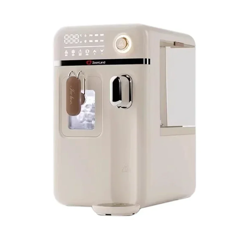 Desktop Intelligence Water Dispenser Ice Maker Hot and Cold Water Refrigeration Ice Direct Drink.