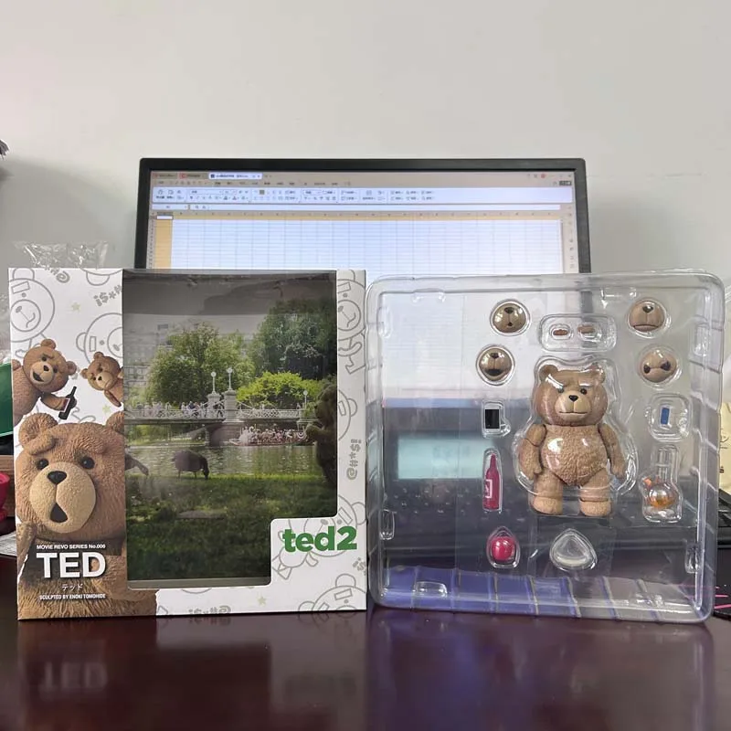 Boxed Teddy Bear Figure Movie TED 2 Ted Action Figure Model