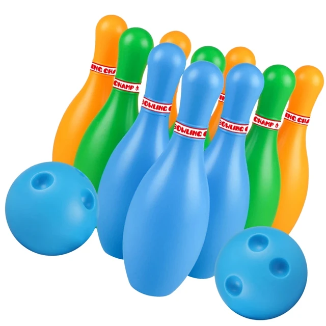 Children bowling balls toy set indoor outdoor activity parent child interactive fun sports game educational toy