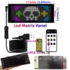 5V USB LED Car Truck Display Screen Remote BT App Control Multilingual Scrolling Advertising LED ShopLogo LED Matrix Pixel Panel 5