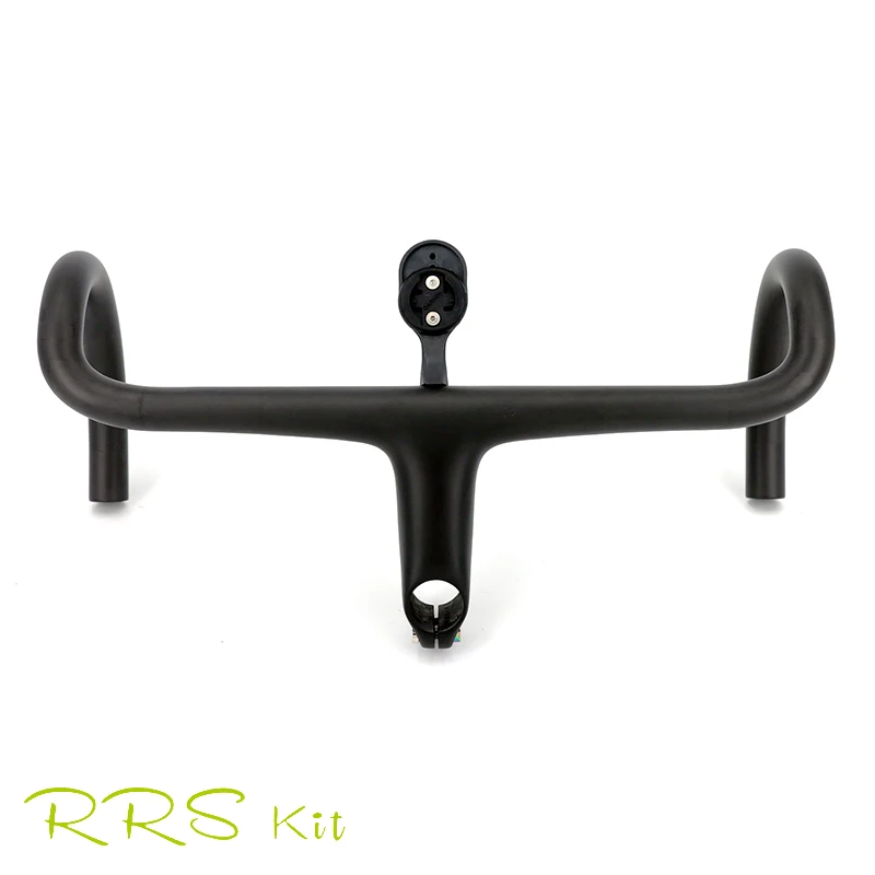 

Lightweight Carbon Fiber Road Handlebar Bicycle Integrated Curved Handle Road Racing Handlebar 245g Racing Handlebar UD Pattern