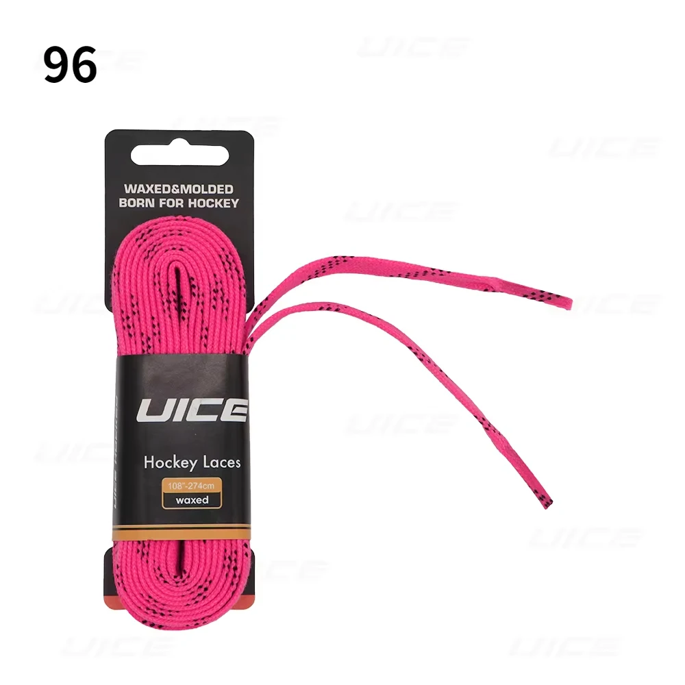 Dual-Layer Reinforced Waxed Ice Hockey Skate Laces – Durable & Stylish Hockey Accessories