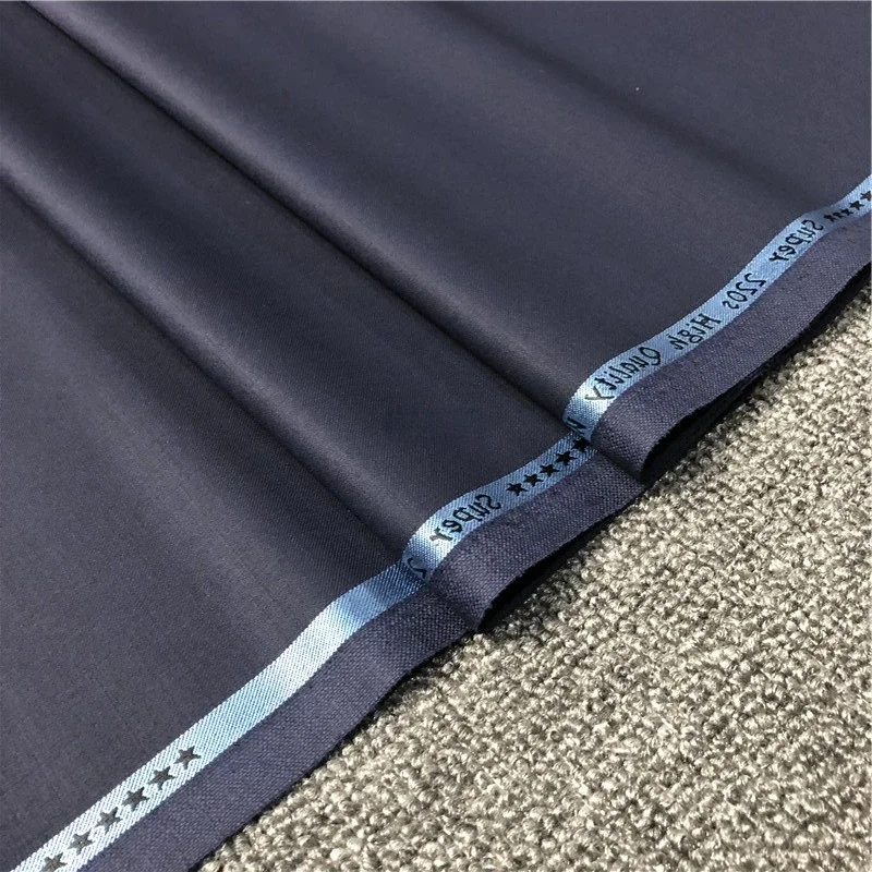Suit Fabric Worsted Wool Suit Pants Men's Fabrics By Meter anti wrinkle suit fabric