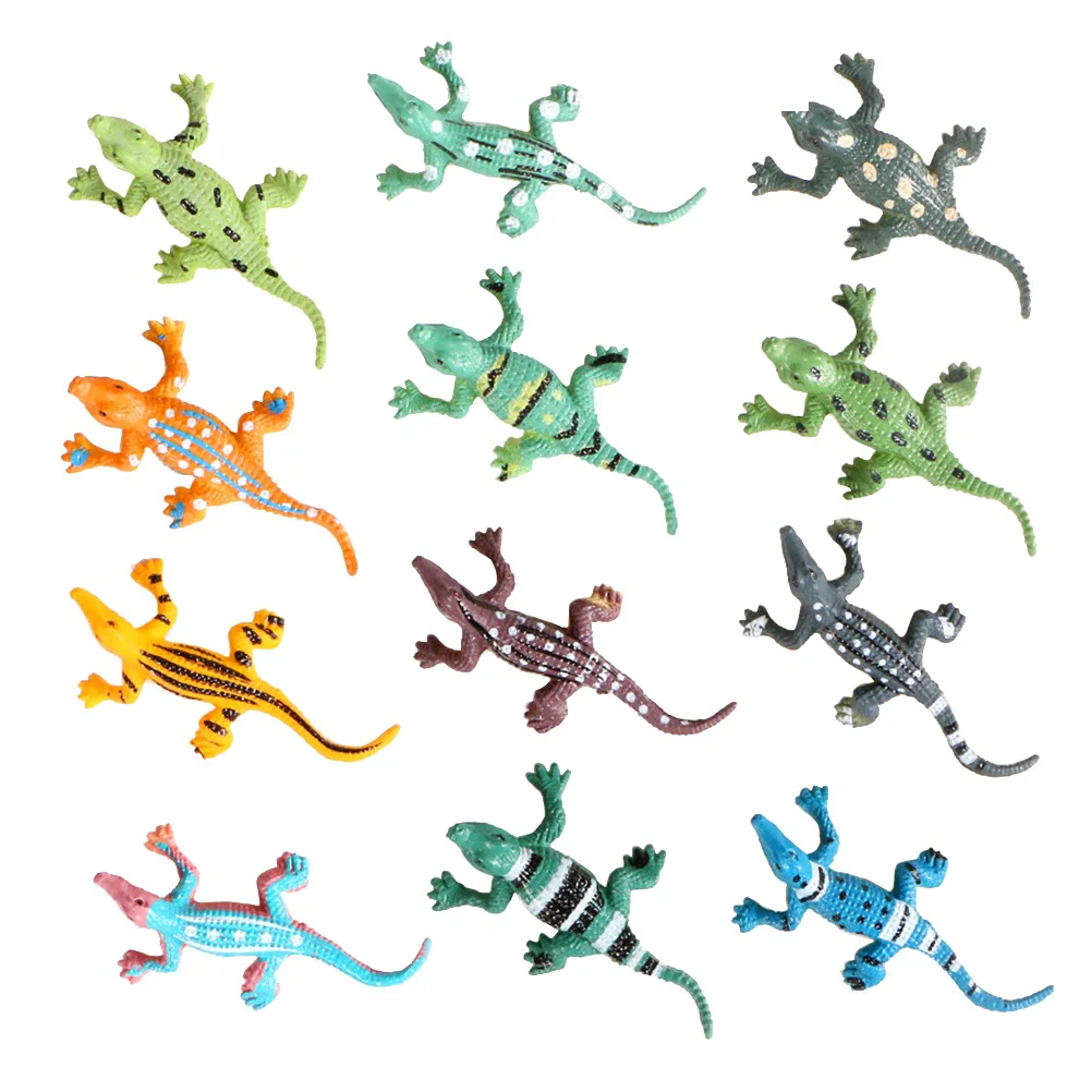 

12 Pcs Realistic Alligator Model Solid Educational Plaything Early Cognitive Toys