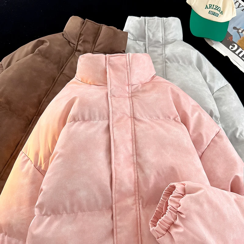 Hip Hop Winter Fleece Fluffy Jacket Streetwear Harajuku Fuzzy